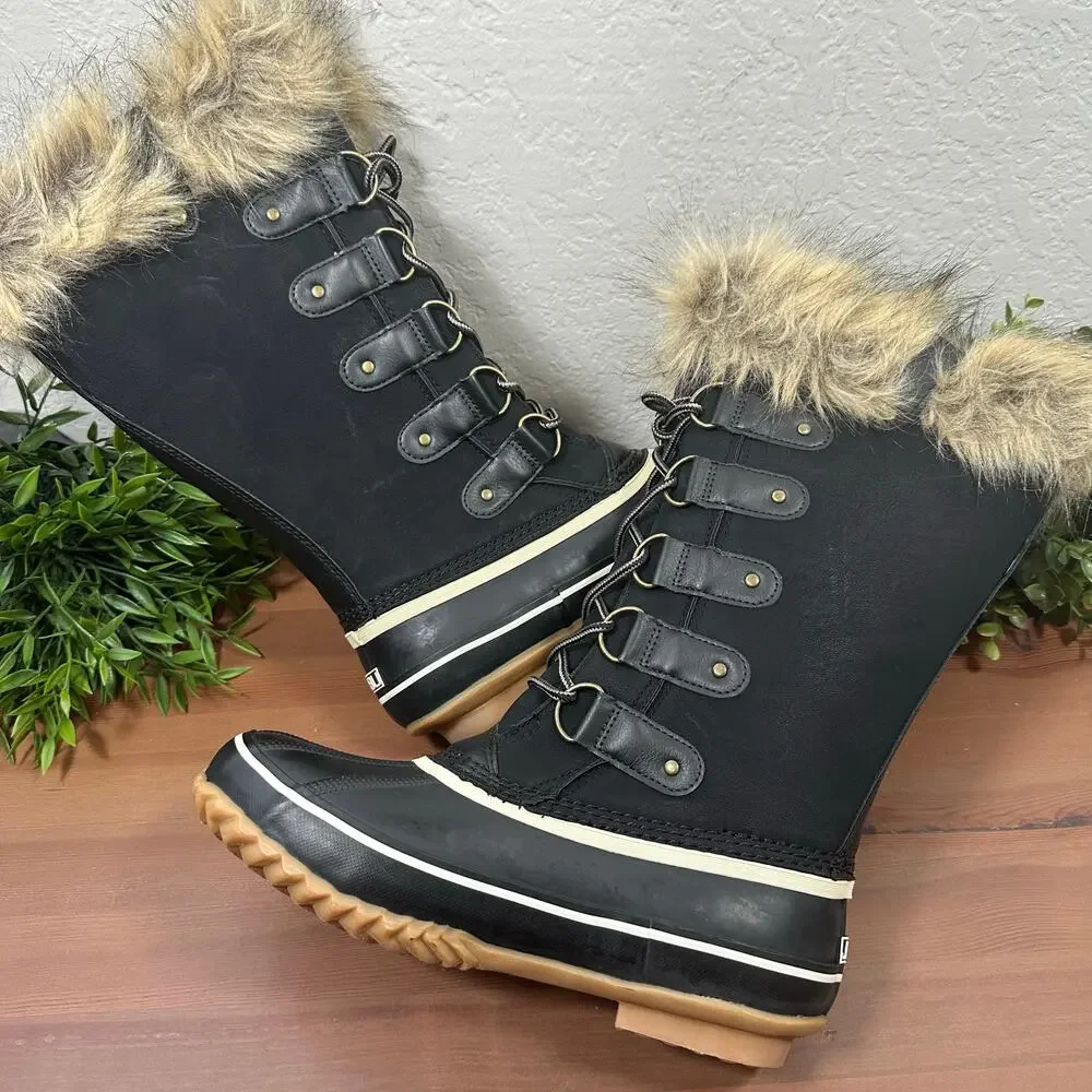 JBU By Jambu Bella‎ Waterproof Faux Fur Trim Boots Size 9